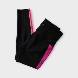 Xersion Quick-Dri Black 7/8 Activewear Leggings Size Medium